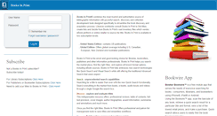 Desktop Screenshot of booksinprint.com