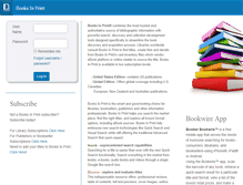 Tablet Screenshot of booksinprint.com